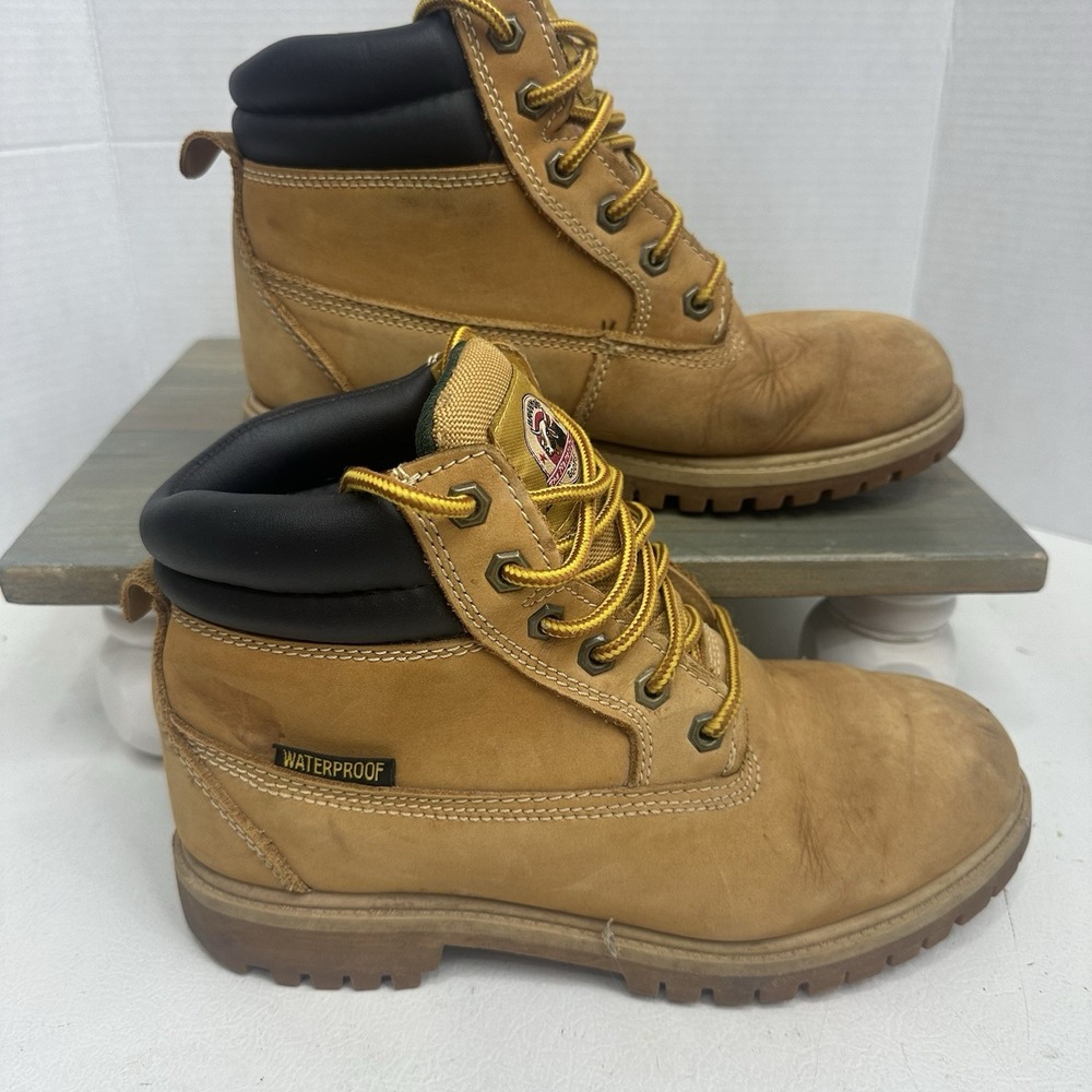Brahma Mens Size 9 Hubert MNBR0440145 Brown Lace Up Ankle Work Boots Waterproof